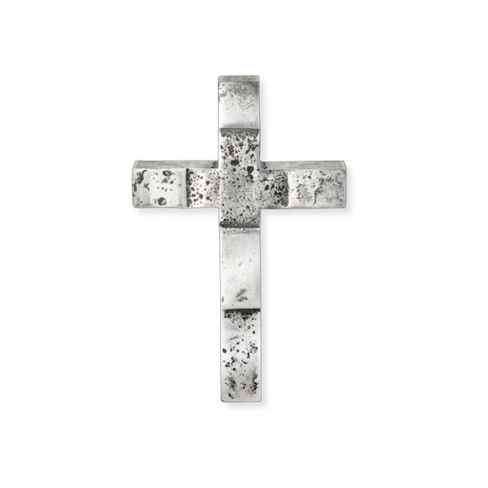 Symbol »Kreuz, No.4«, Edelstahl, 16 x 10 x 2 cm Symbol »Kreuz, No.4«, Edelstahl, 16 x 10 x 2 cm