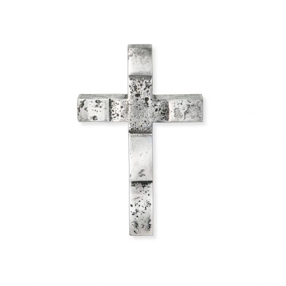 Symbol »Kreuz, No.4«, Edelstahl, 16 x 10 x 2 cm