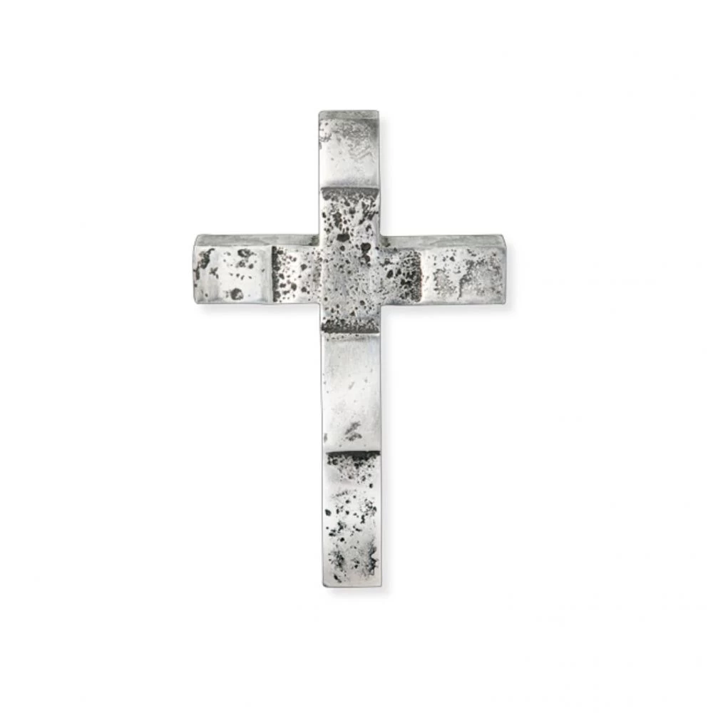 Symbol »Kreuz, No.4«, Edelstahl, 16 x 10 x 2 cm Symbol »Kreuz, No.4«, Edelstahl, 16 x 10 x 2 cm