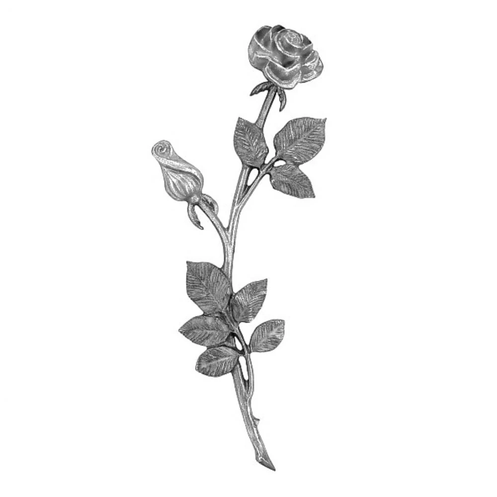 Symbol »Rosenzweig« Aluminium, Kunstgiesserei Strassacker, 37 x 14 x 4 cm Symbol »Rosenzweig« Aluminium, Kunstgiesserei Strassacker, 37 x 14 x 4 cm