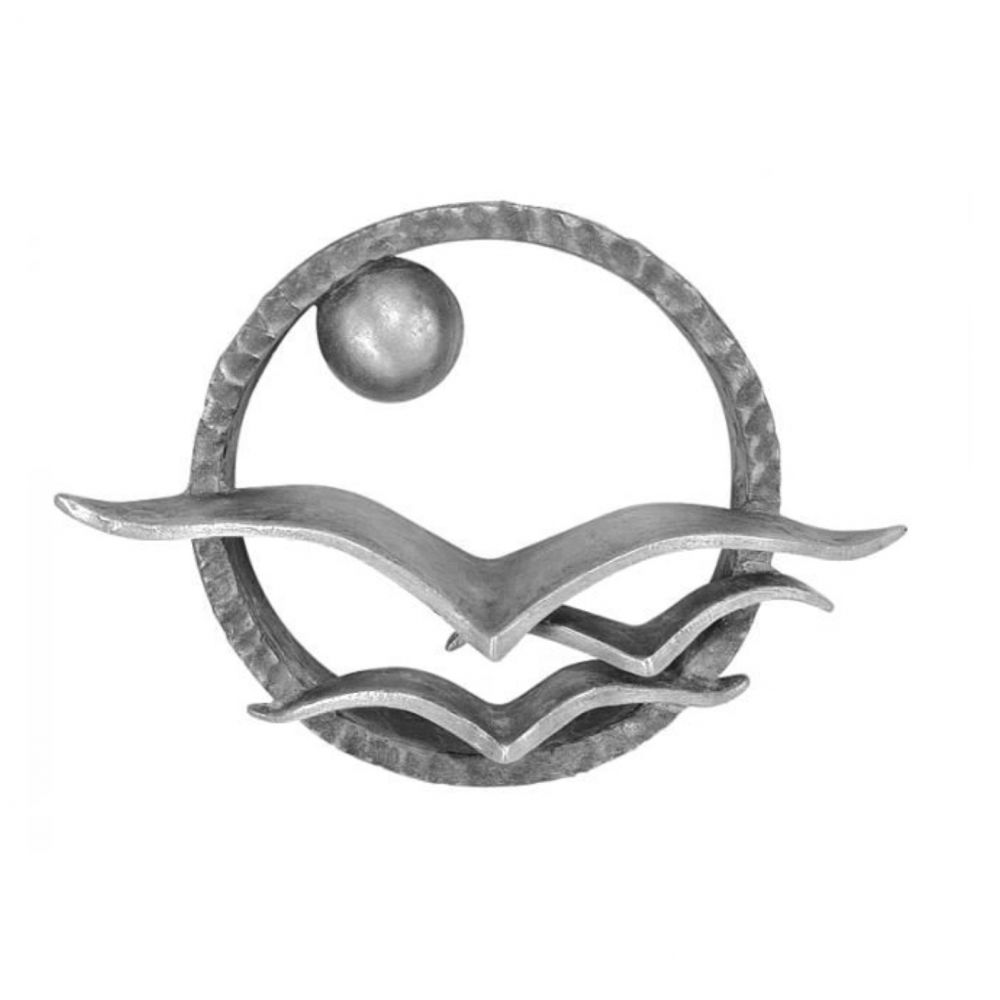 Verzierung »Rückkehr« Aluminium, Kunstgiesserei Strassacker, 11 x 16 x 4 cm Verzierung »Rückkehr« Aluminium, Kunstgiesserei Strassacker, 11 x 16 x 4 cm