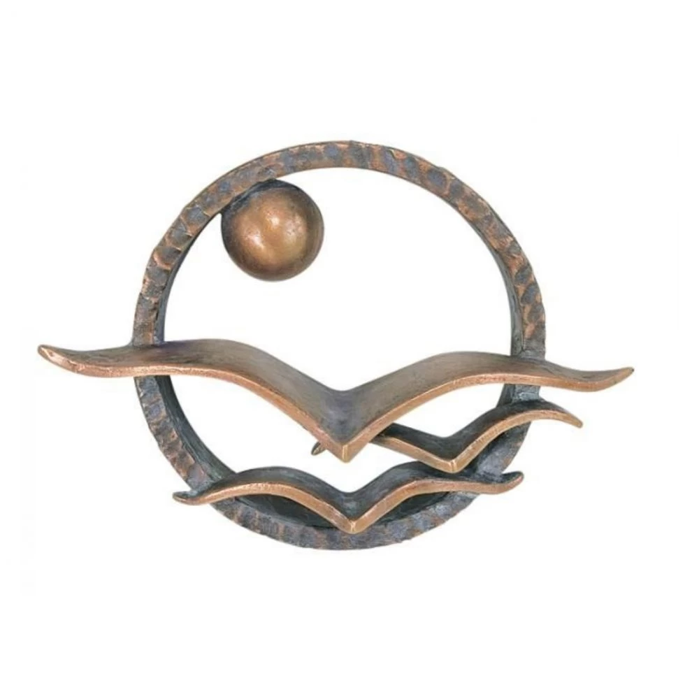 Verzierung »Rückkehr« Bronze, Kunstgiesserei Strassacker, 11 x 16 x 4 cm Verzierung »Rückkehr« Bronze, Kunstgiesserei Strassacker, 11 x 16 x 4 cm