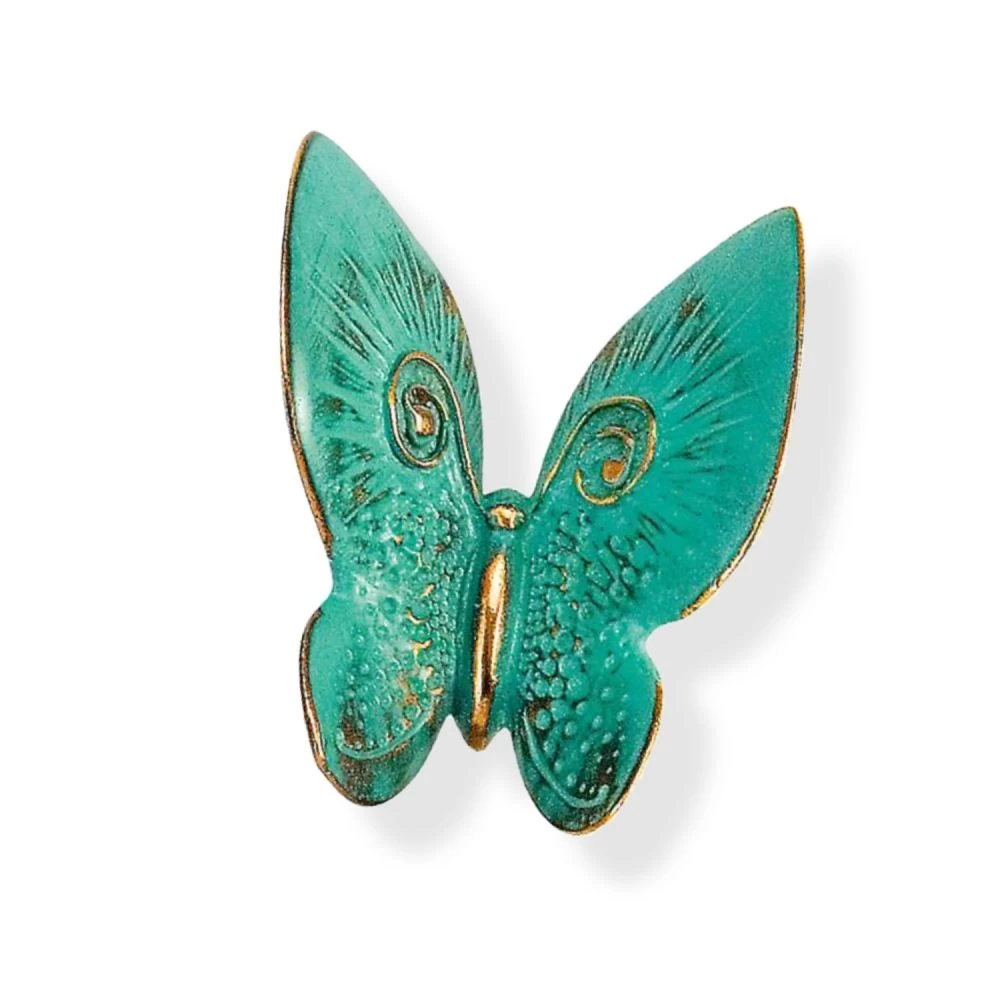 Verzierung »Schmetterling Spiro« , Bronze, 7 x 8 x 3 cm