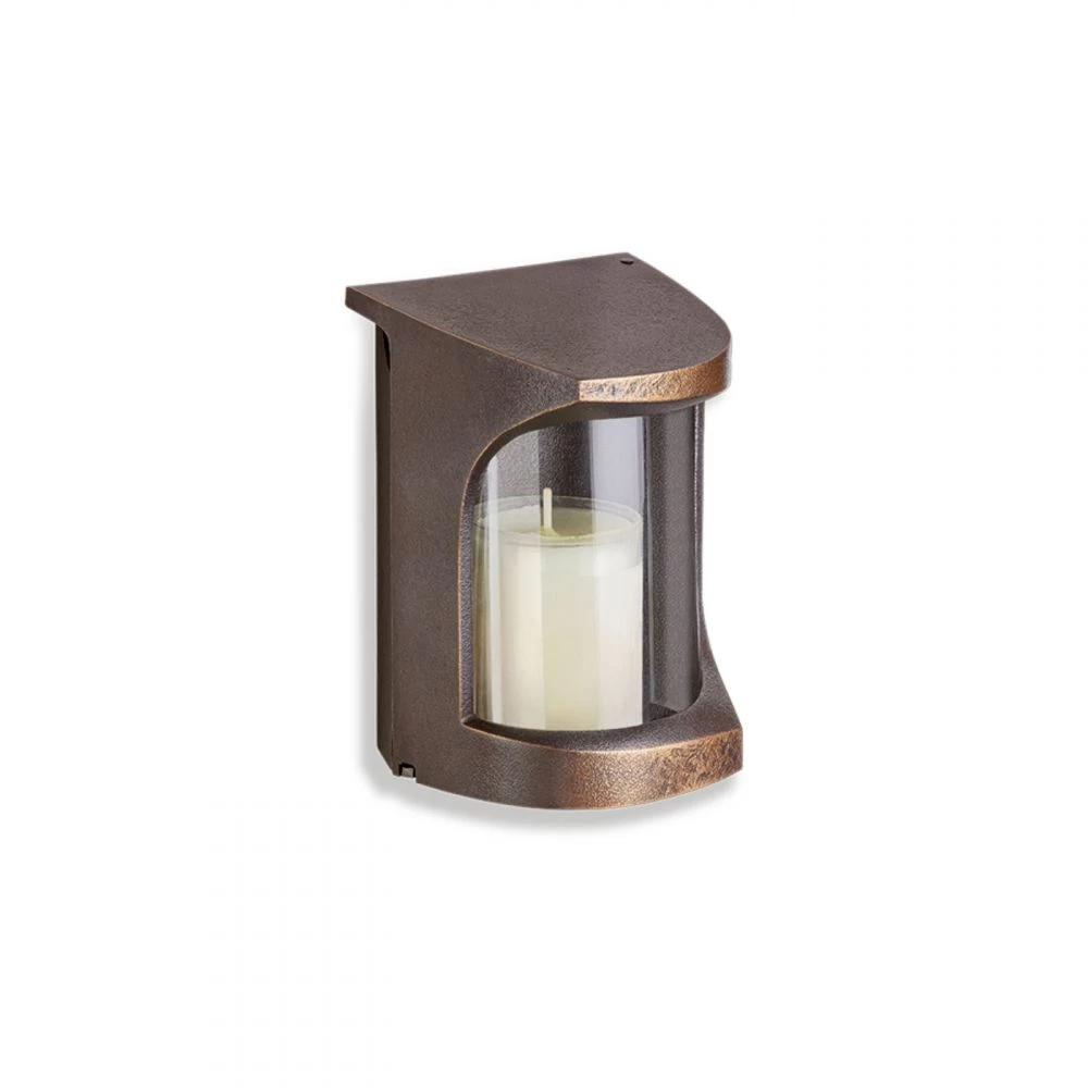 Urnen Wandleuchte »Weba«, Bronze, für Urnenwand, 13 x 8 x 7 cm Urnen Wandleuchte »Weba«, Bronze, für Urnenwand, 13 x 8 x 7 cm