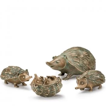 Gartenskulpturen »Igelfamilie« im Set