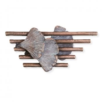 Verzierung »Ginkgoblätter« Bronze