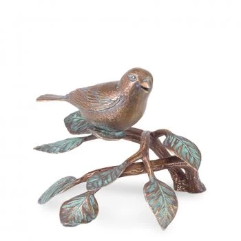 Kleine Skulptur »Vogel auf Ast«