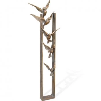 Skulptur »Lichtflug« Bronze