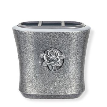 Breite Wandvase »Rose« Alu