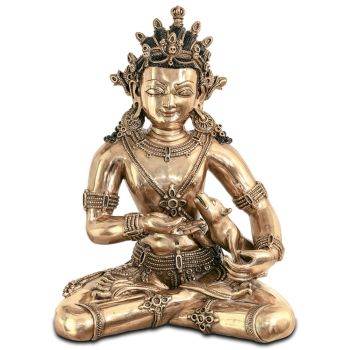 Bronze Statue »Jambhala, Gott des Reichtums«