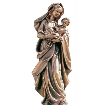 Bronze-Statue »Madonna mit Kind« Atelier Binder