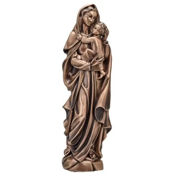 Bronze Statue »Mutter Gottes mit Kind« Atelier Binder