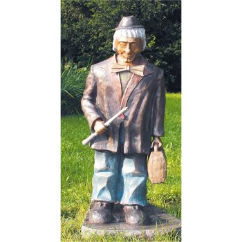Bronzefigur »Clown mit Flöte« Kurt u. Bruno Eggenberger