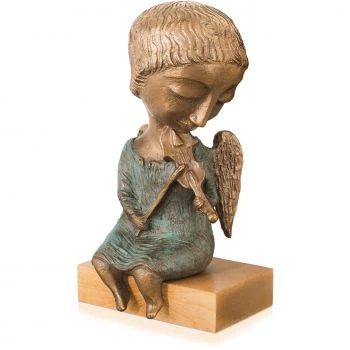 Bronzefigur »Engel mit Geige« Elya Yalonetski