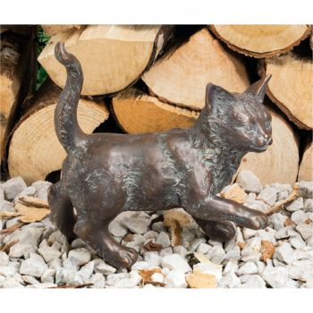 Bronzefigur »Kätzchen, stehend« Atelier Strassacker