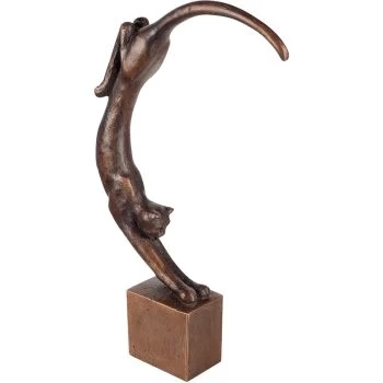 Bronzefigur »Katzensprung« Ursula Maurer