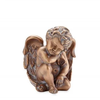 Bronzefigur »Kleiner Engel, sitzend« Atelier Binder