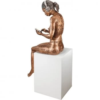 Bronzefigur »Online Romance (Lady)« Michal Trpák