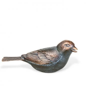 Bronzefigur »Spatz, Flügel geschlossen«