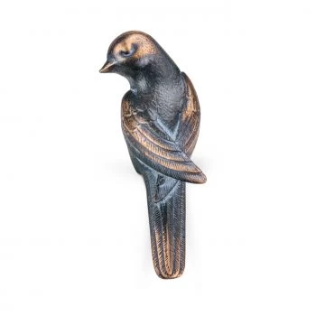 Bronzefigur »Vogel, Kantenhocker«