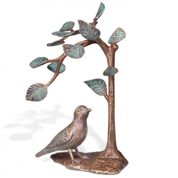 Bronzefigur »Vogel unter Bäumchen«