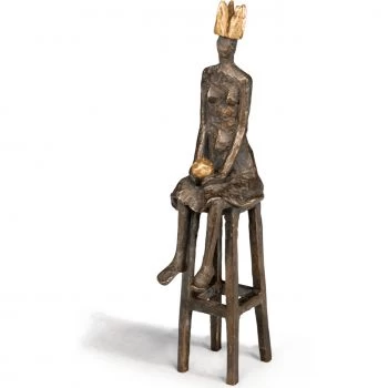 Bronzeskulptur »Kleine Königin« Marianne Mostert