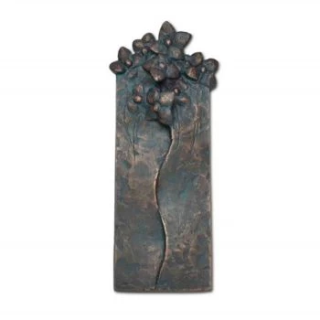 Bronzerelief »Blüten« Atelier Binder