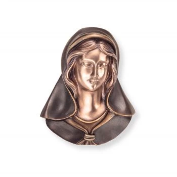 Bronzerelief »Madonna-Büste« Strassacker