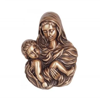 Bronzerelief »Madonna mit Kind« Strassacker