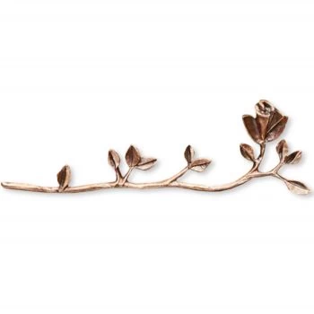 Bronzerelief »Liegender Rosenzweig« Atelier Binder