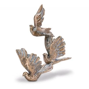 Bronzeskulptur »Drei Vögel« Strassacker