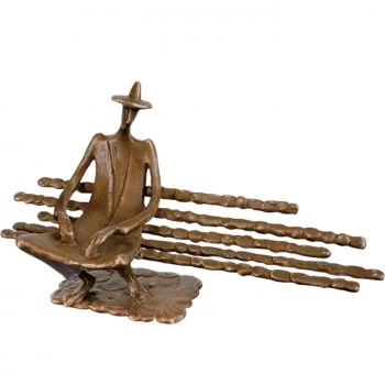 Bronzeskulptur »Einsamer« Kurtfritz Handel