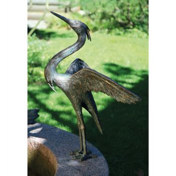 Bronzeskulptur »Fischreiher« Ernst Günzkofer
