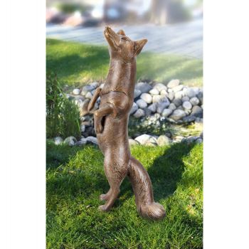 Bronzeskulptur »Fuchs, stehend« Atelier Strassacker