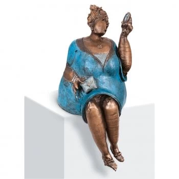 Bronzeskulptur »Koketa« Eva Roucka