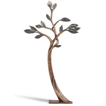 Bronzeskulptur »Lebensbaum, gebogen« Atelier Binder
