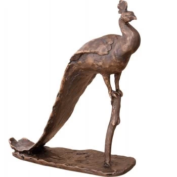 Bronzeskulptur »Pfau« Gotthelf Schlotter