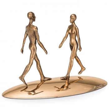 Bronzeskulptur »Reflection of being« Michal Trpák