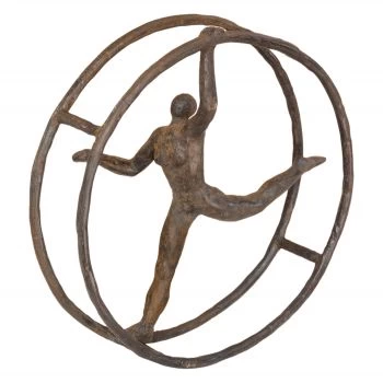 Bronzeskulptur »Rhönrad« Hans Neuwirth