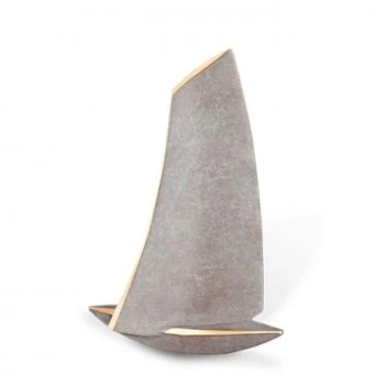 Bronzeskulptur »Segelboot, klein«