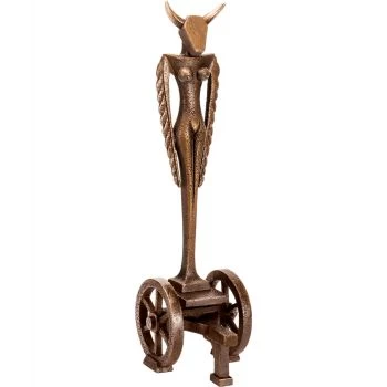 Bronzeskulptur »Stiergöttin« Heinz Rupp