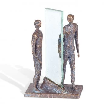 Bronzeskulptur »Trennung«