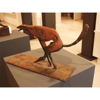 Bronzeskulptur »Windhund« Hermann Koziol