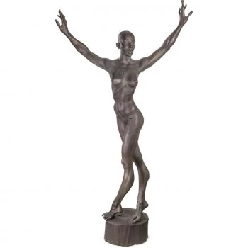 Bronzestatue »Nackter Tanz« Roman Strobl