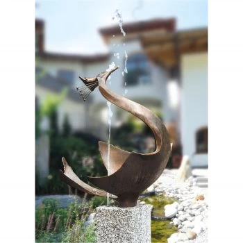 Brunnenfigur »Reiher« Gustav Nonnenmacher