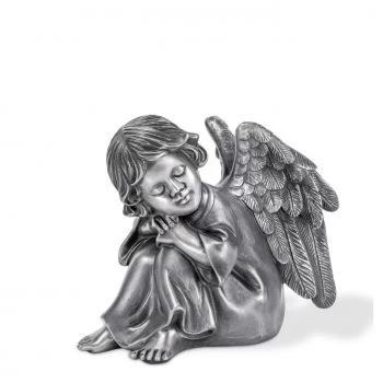 Engelfigur »Kleiner Engel, sitzend« Alu
