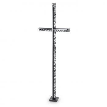 Freistehendes Kreuz »Kristallin« Aluminium
