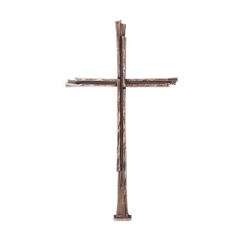 Freistehendes Kreuz »Rustikal« Bronze