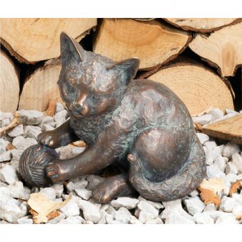 Gartenfigur »Kätzchen, spielend« Atelier Strassacker
