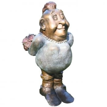 Lustige Gartenfigur »Herta, die Schöne« Catherine Boulogne